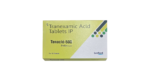 Tenacid-500 tranexamic acid tablets IP Leeford carton front