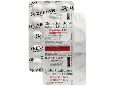 Tensiclor 12.5 Tablet Zeelab chlorthalidone 12.5 mg blister strips