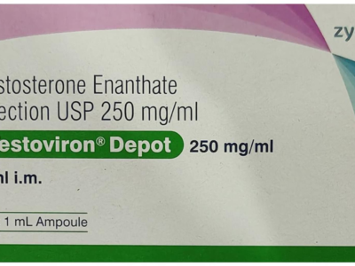 Testoviron Depot 250 mg/ml 10 x 1 ml ampoule carton front
