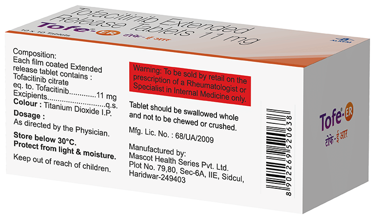 Tofe-ER 11mg Tablet