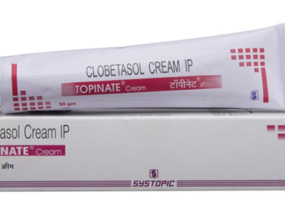 Topinate Cream clobetasol propionate IP 0.05% Systopic 30 g tube and carton
