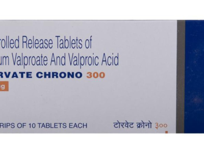 Torvate Chrono 300 mg Tablet Torrent sodium valproate controlled release carton