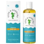 Tots & Bubbles Calming Baby Massage Oil bottle and box, 300 ml
