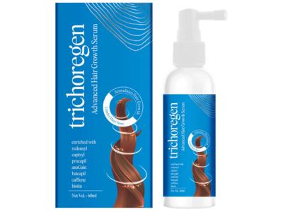 Trichoregen Advanced Hair Growth Serum 60 ml spray bottle with carton