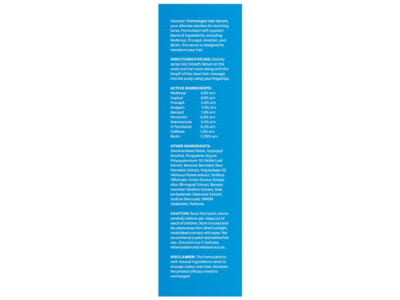 Trichoregen serum pack front with active list