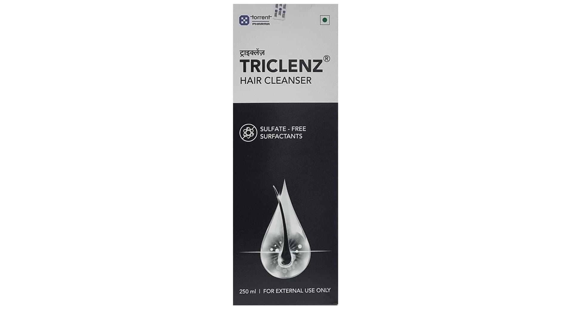 Triclenz Hair Cleanser sulphate free 250 ml bottle front