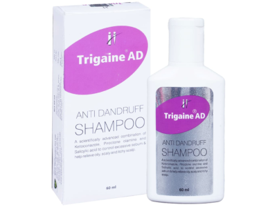 Trigaine AD Anti-Dandruff Shampoo 60 ml bottle front
