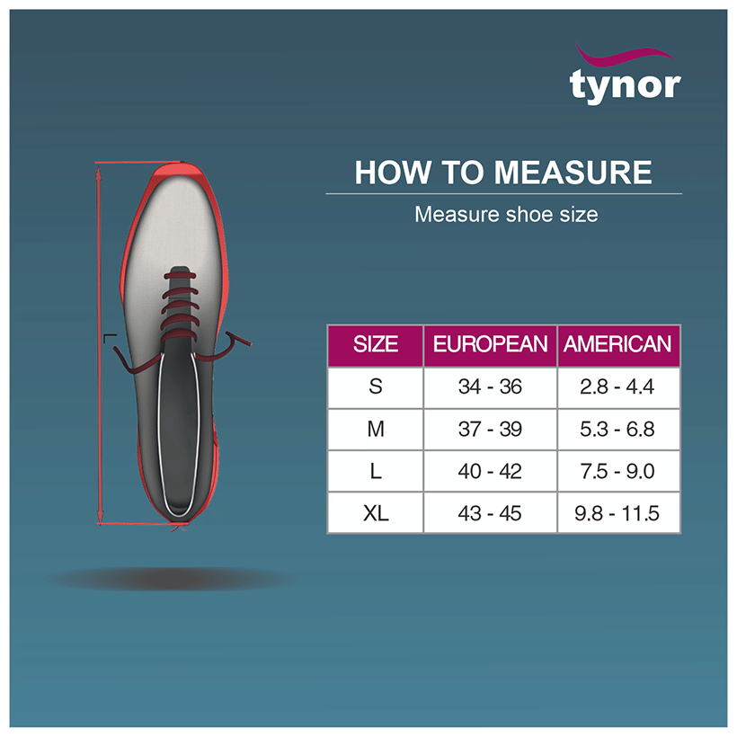 Tynor K-01 Insole Full Silicon Pair