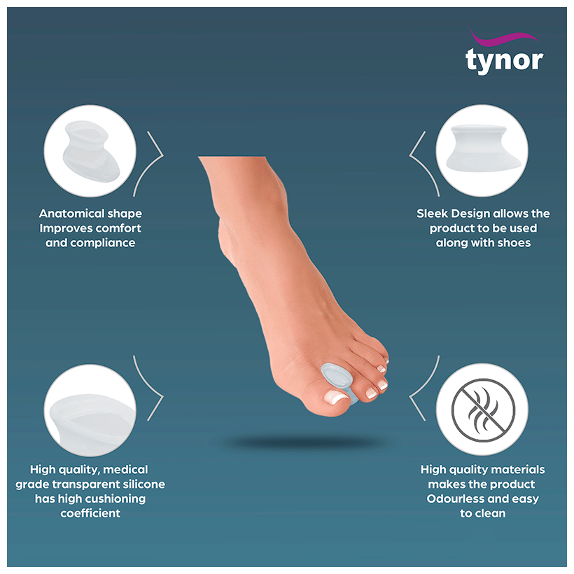 Tynor K-04 Toe Separator Silicon Pair - Image 4
