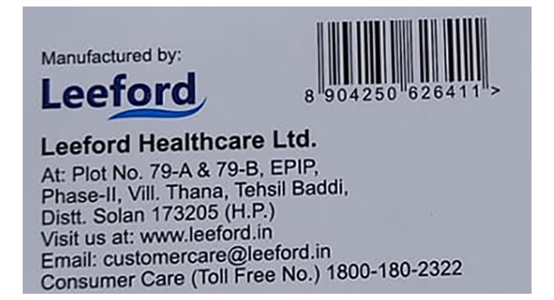 Urilosin 0.4 mg Capsule PR manufacturer details
