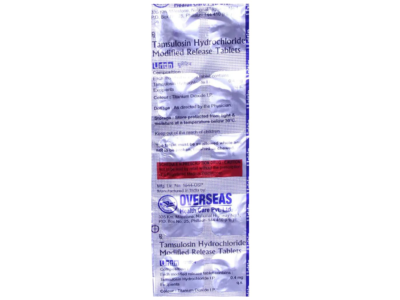 Uritin 0.4 mg Tablet MR Overseas Health Care tamsulosin strip composition