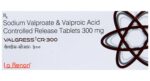 Valgress CR 300 mg Tablet La Renon sodium valproate controlled release carton