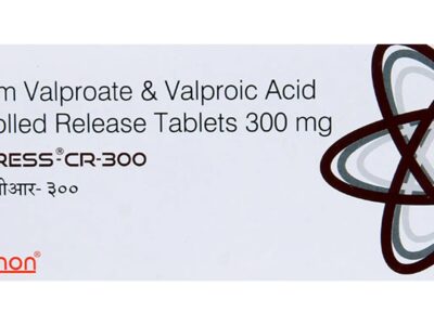 Valgress CR 300 mg Tablet La Renon sodium valproate controlled release carton