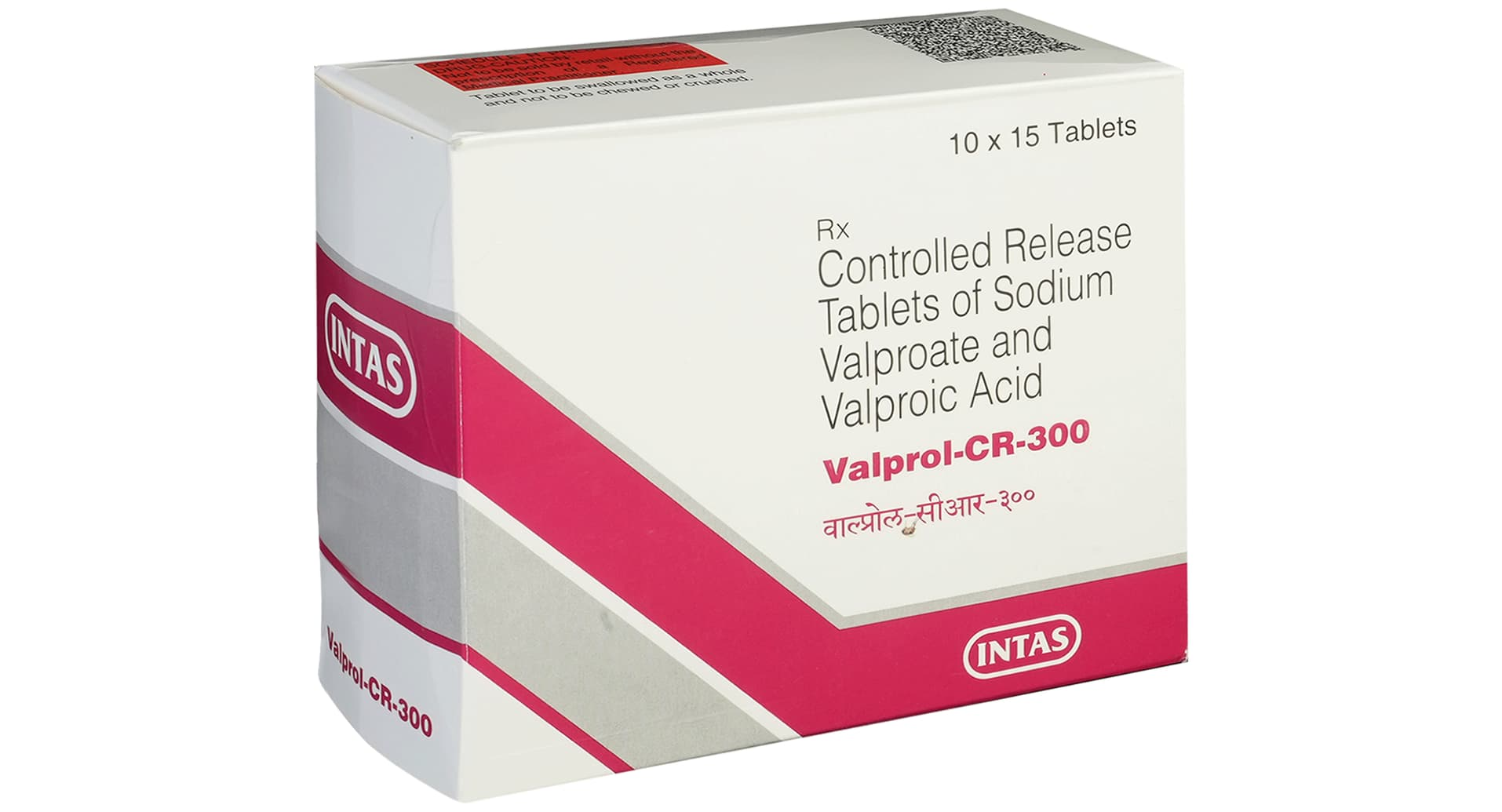Valprol CR 300 mg Tablet Intas sodium valproate controlled release carton