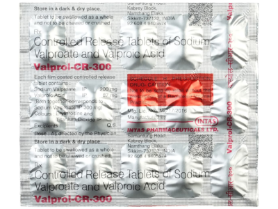 Valprol CR 300 mg Tablet strip composition details