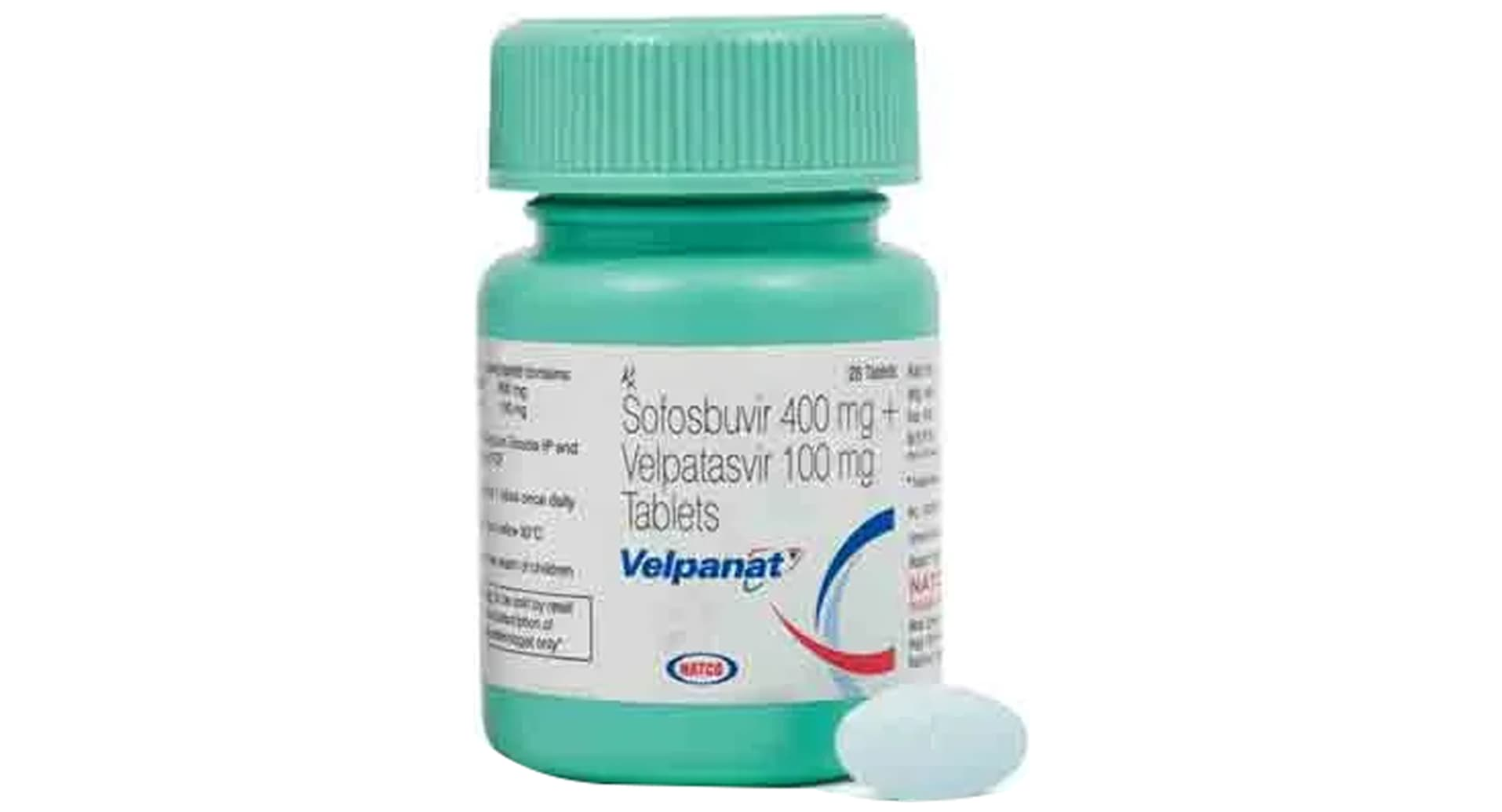 Velpanat Tablet composition panel