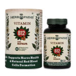 Vitamin B12 with Alfalfa capsules SBL Herbopathy 60 count bottle and carton