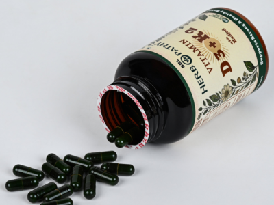 Vitamin D3 K2 with Hadjod composition panel