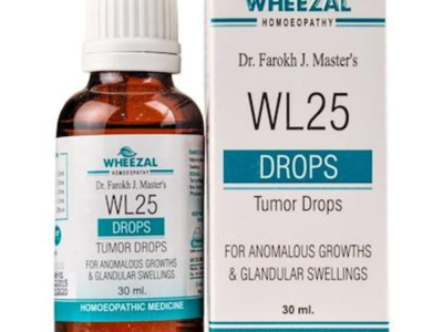 Wheezal WL25 Tumor Drops box and bottle, 30 ml