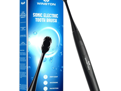 Winston Sonic Electric Toothbrush box and brush, black