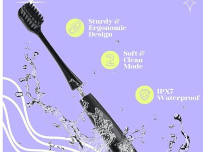 Winston Sonic Electric Toothbrush features waterproof soft clean mode