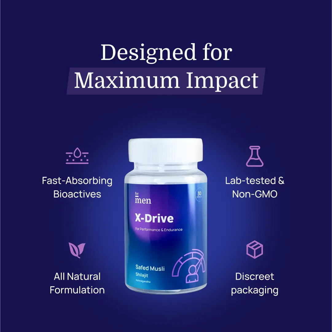 For men X-Drive Safed Musli Shilajit & Ashwagandha for Performance - Image 10