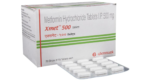 Xmet 500 Tablet Glenmark metformin 500 mg strip of 15 tablets