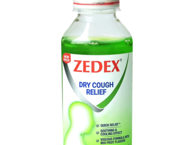 Zedex Cough Syrup bottle Dr Reddy's dry cough relief, 100 ml
