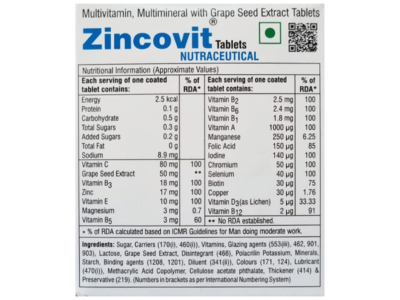 Zincovit Tablet - view 2