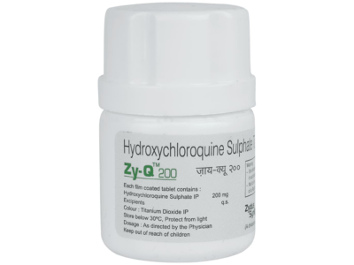 ZY-Q 200 hydroxychloroquine sulphate 200 mg Zydus bottle of 30 tablets