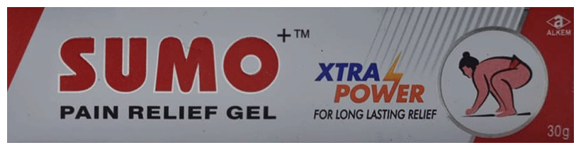 Sumo Plus Pain Relief Gel Xtra Power 30gm