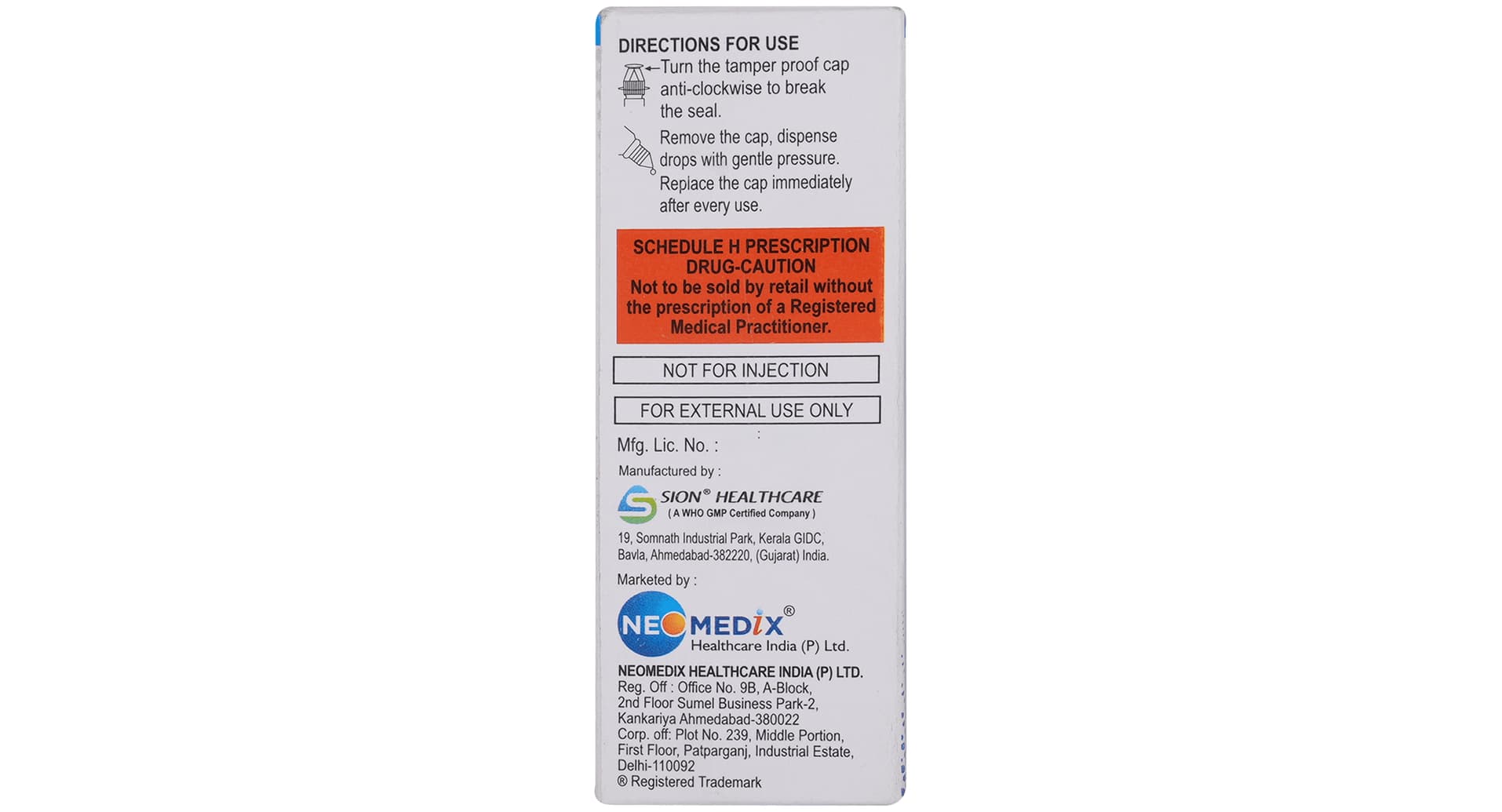 Vigopred 1% Eye Drop - Image 3