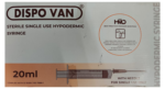 Dispovan 20ml Syringe with Needle