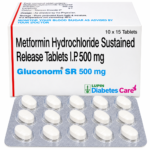 GlUCOnorm SR 500mg Tablet