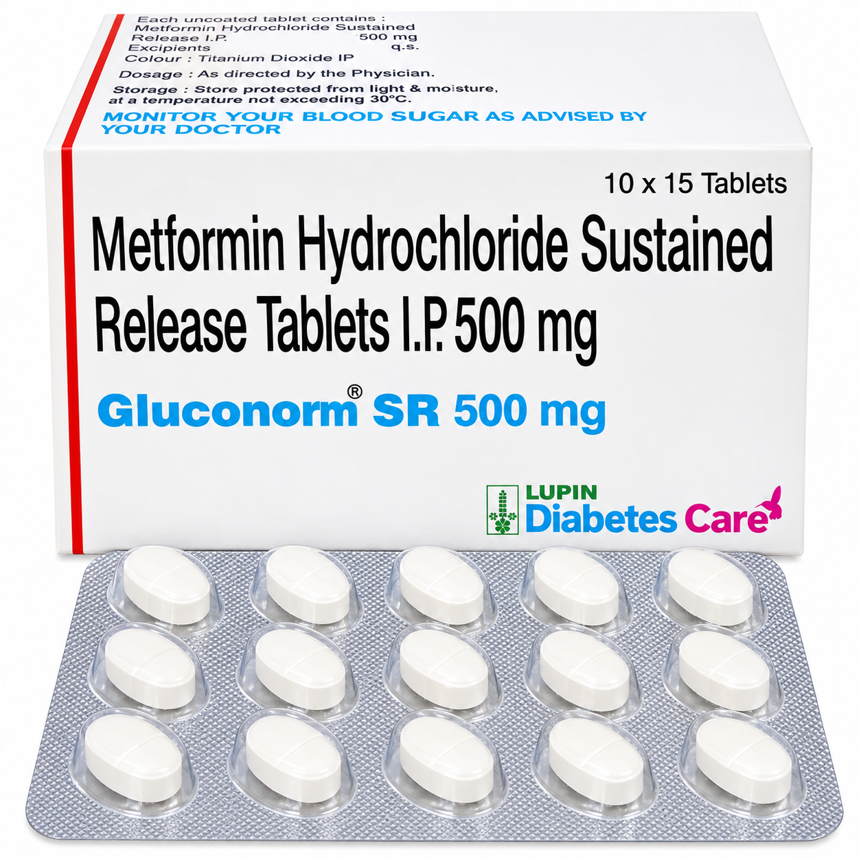 GlUCOnorm SR 500mg Tablet