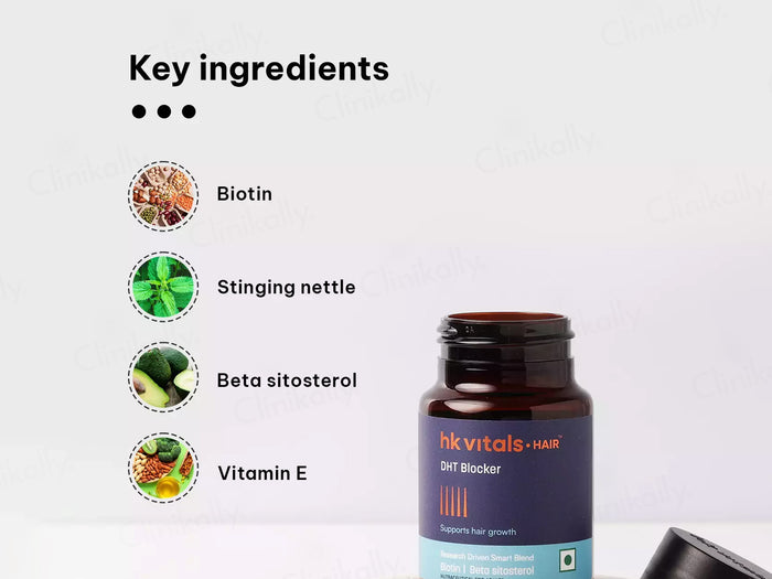 HK Vitals DHT Blocker With Biotin Tablet - Image 7
