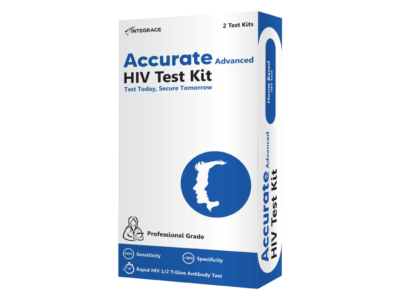Accurate Advanced HIV Test Kit pack of 2 test kits