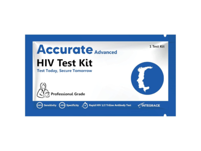 Accurate Advanced HIV Test Kit single foil pouch