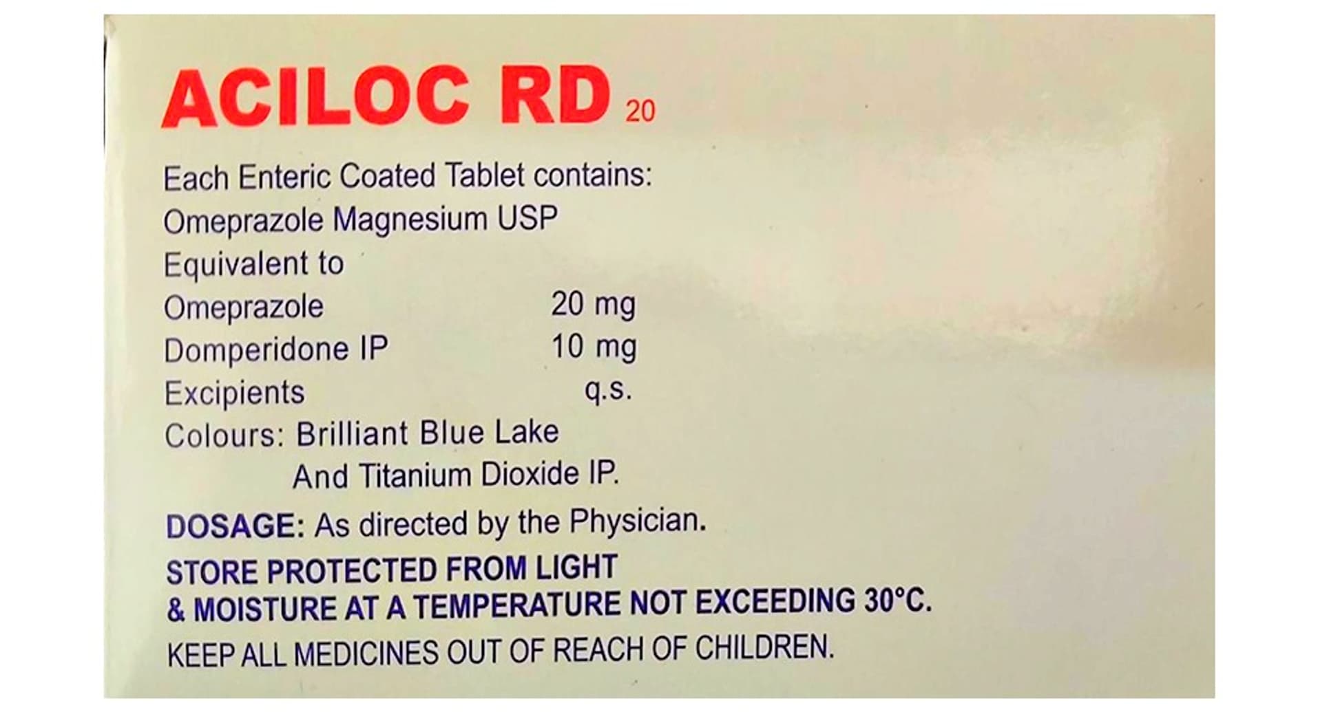 Aciloc RD 20 Tablet - Image 3