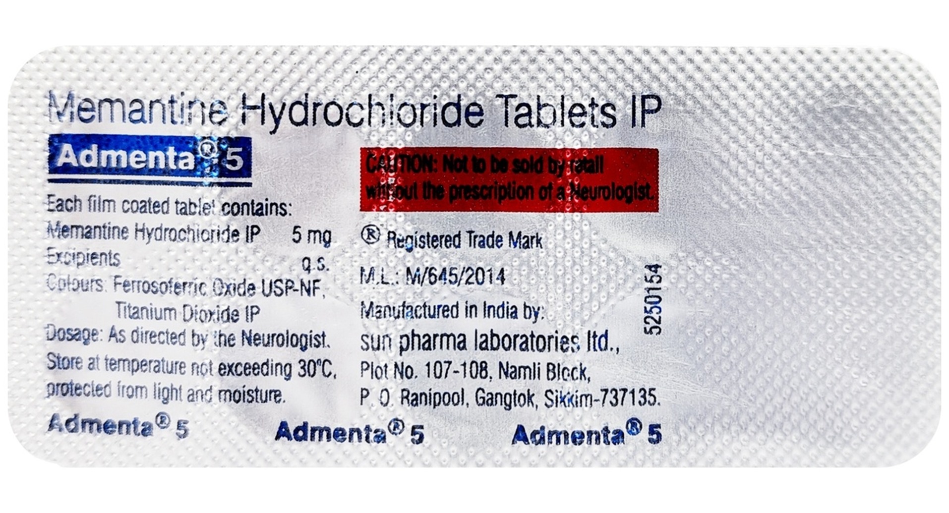 Admenta 5 Tablet - Image 2