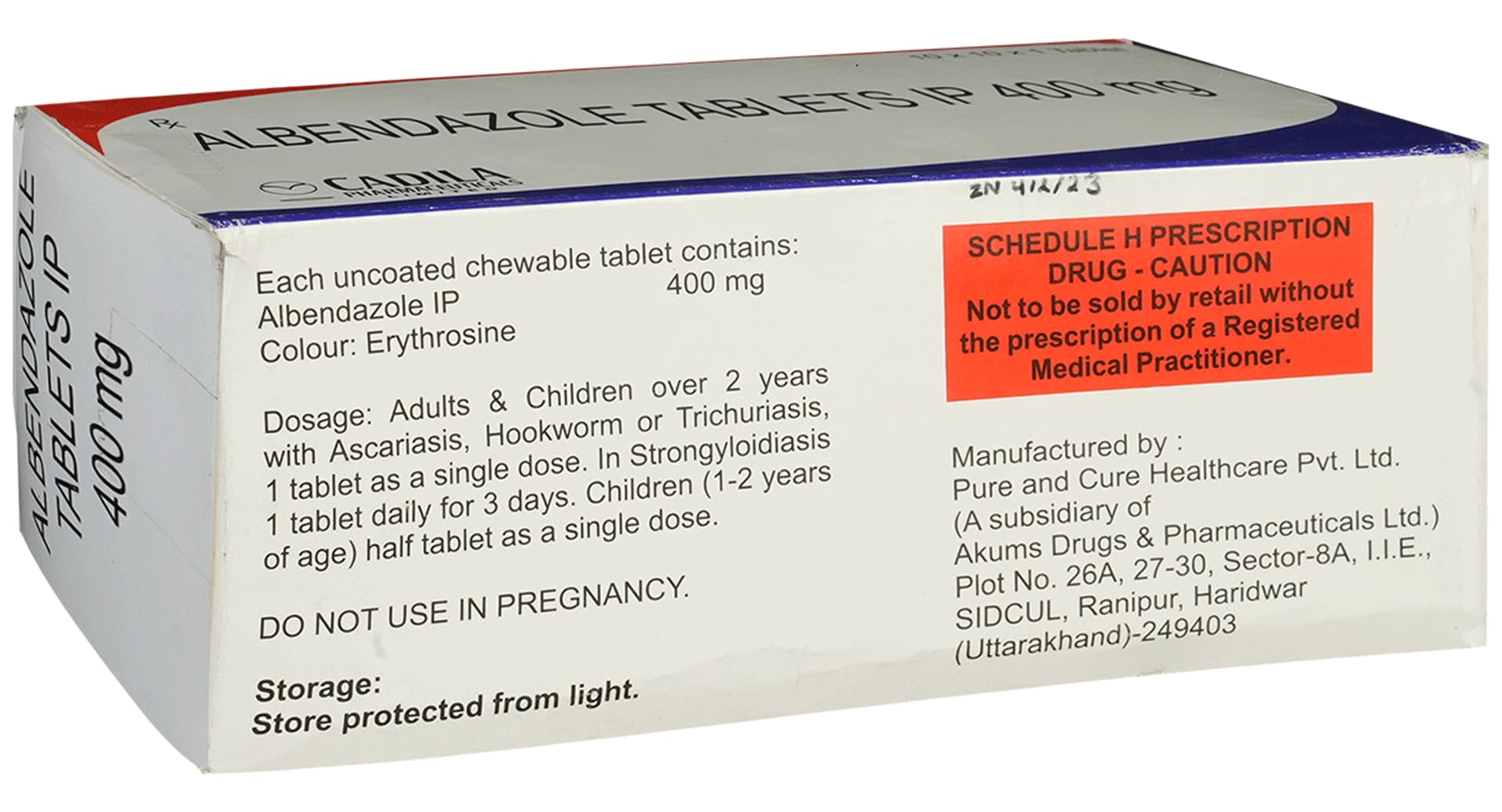 Albendazole 400mg Tablet - Image 4