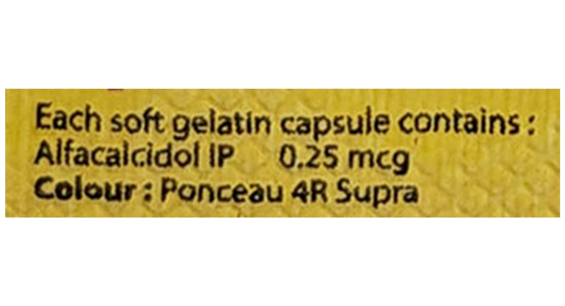 Alphadol 0.25mcg Capsule - Image 4