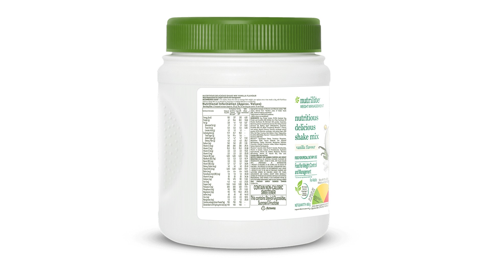 Amway Nutrilite Weight Management Nutritious Delicious Shake Mix Vanilla Flavor - Image 3