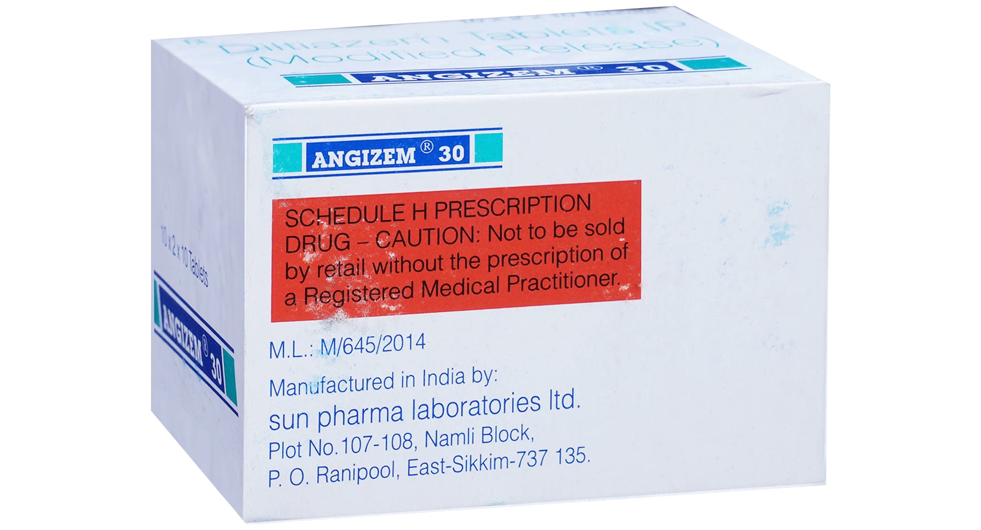 Angizem 30 Tablet MR - Image 3