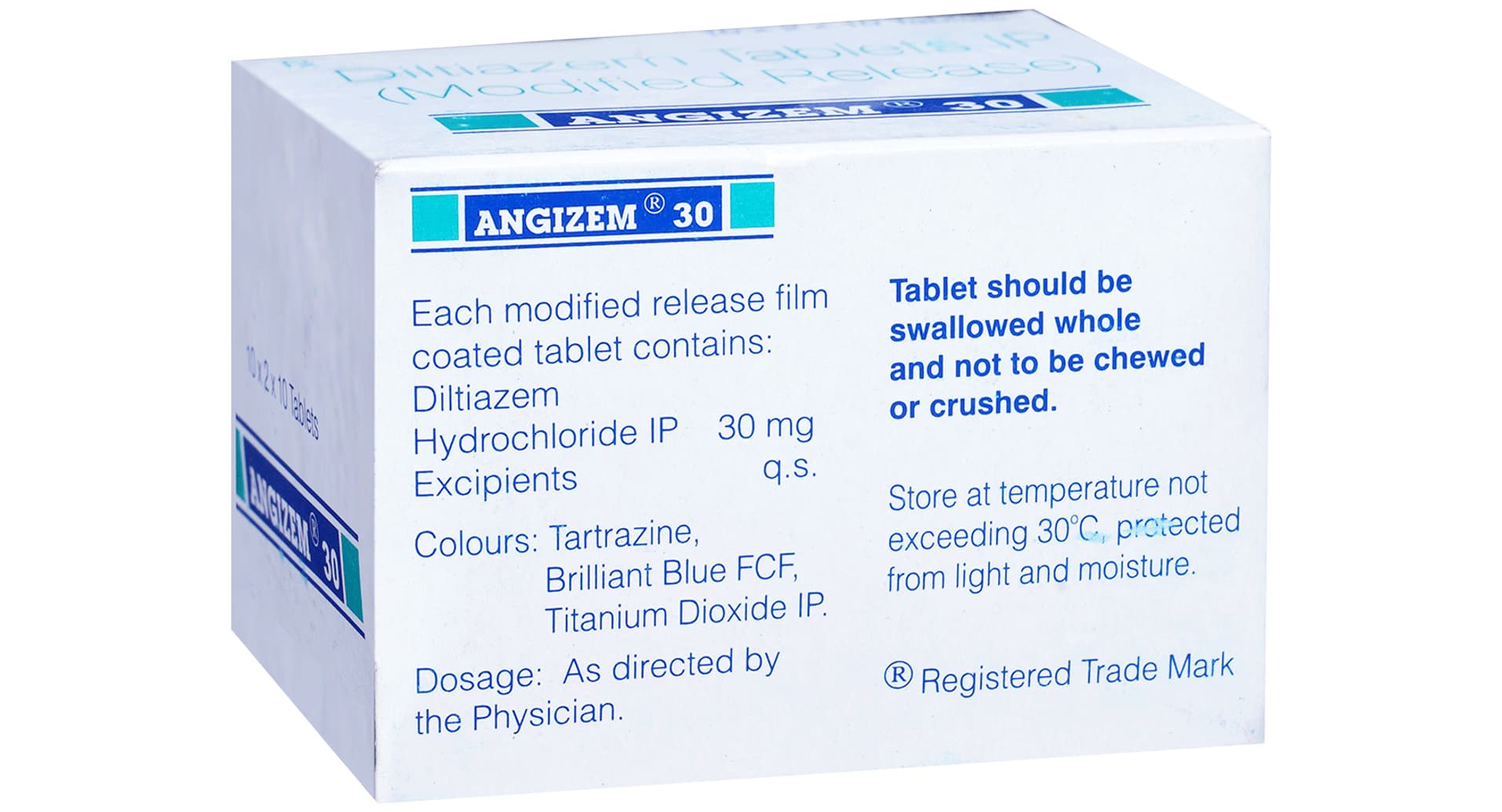 Angizem 30 Tablet MR - Image 4