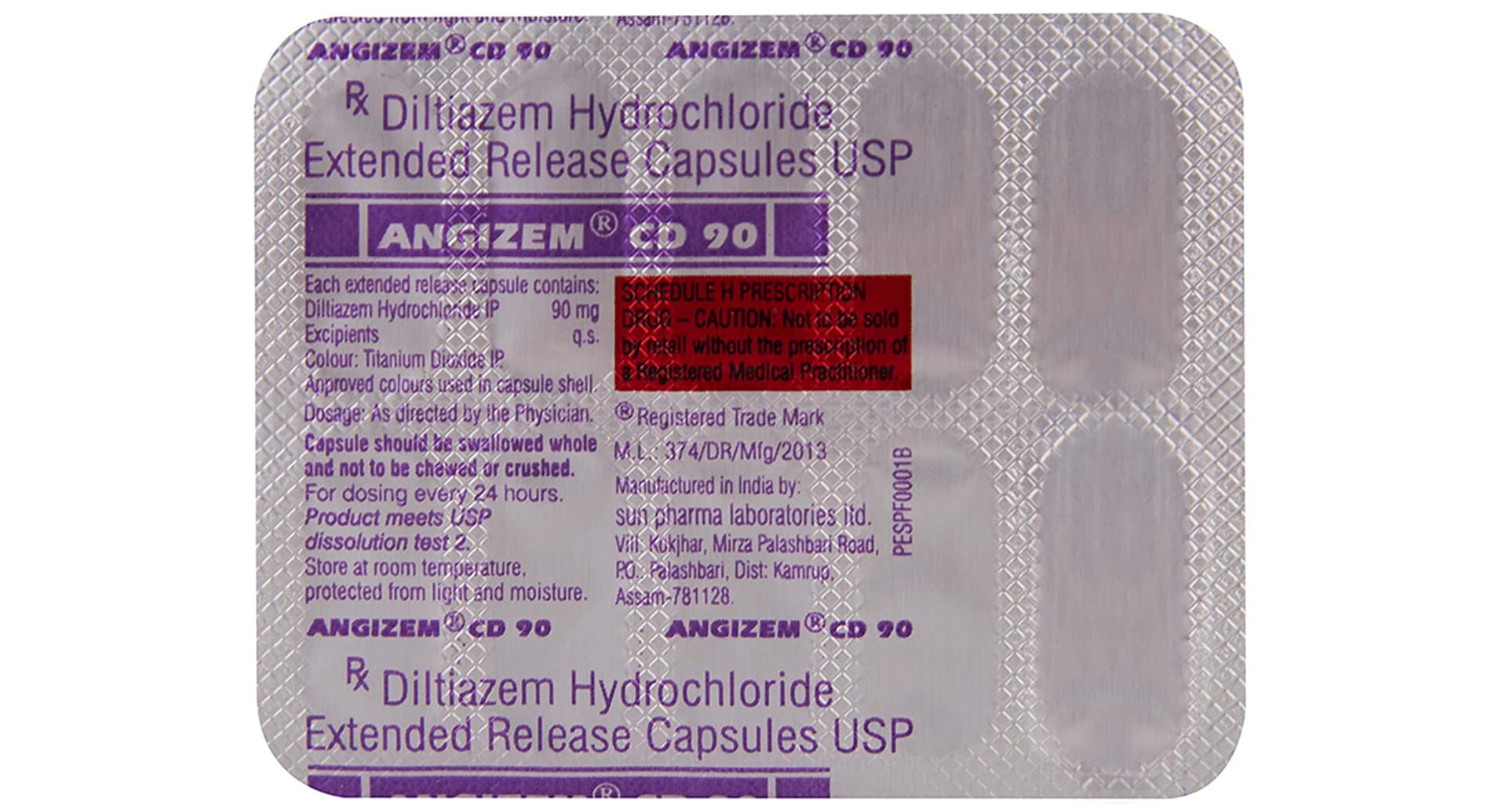 Angizem CD 90 Capsule ER - Image 2
