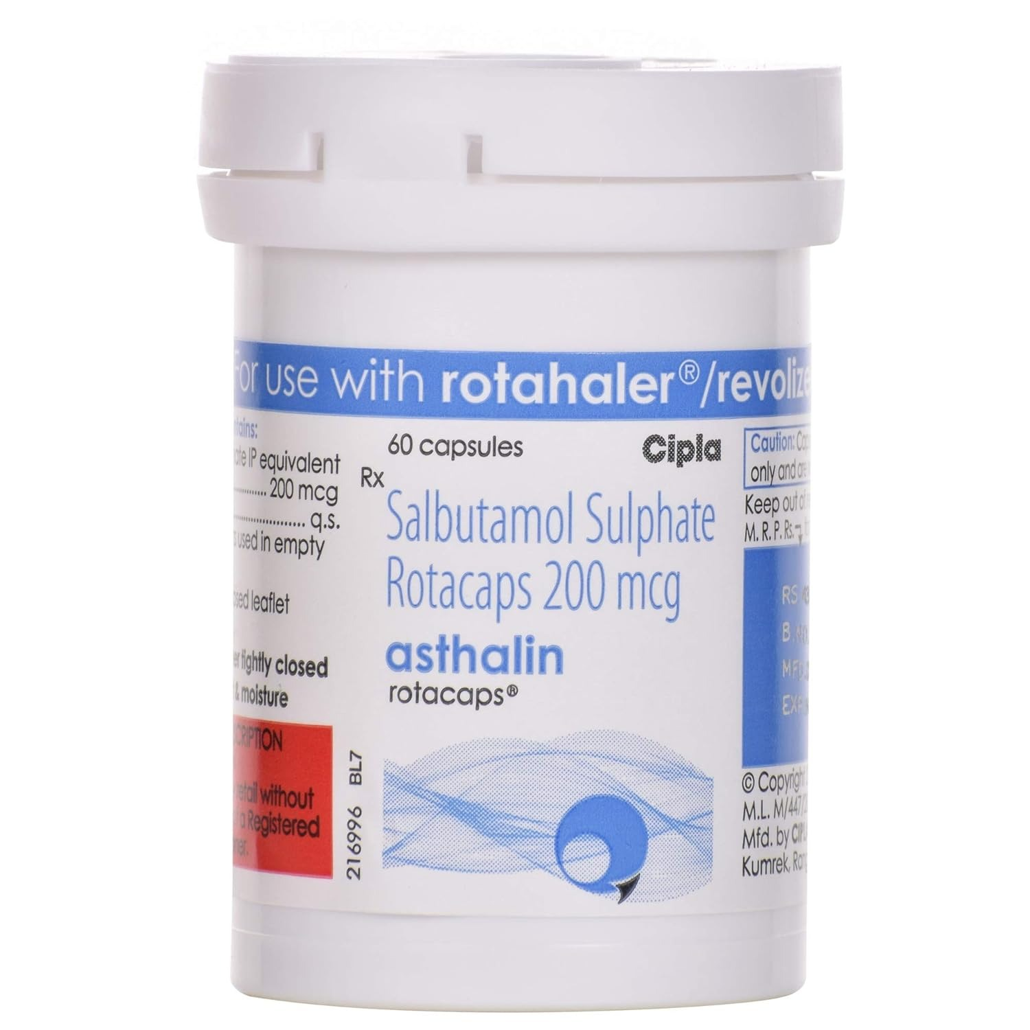Asthalin Rotacaps 200mcg