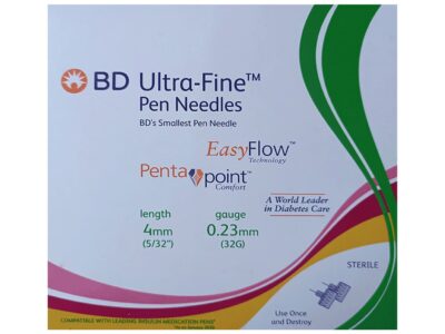 BD Ultra-Fine Pen Needle EasyFlow Technology Penta Point Comfort 4mm 32G