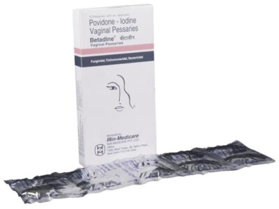 Betadine Vaginal Pessaries 200mg Povidone-Iodine pack of 10 with applicator