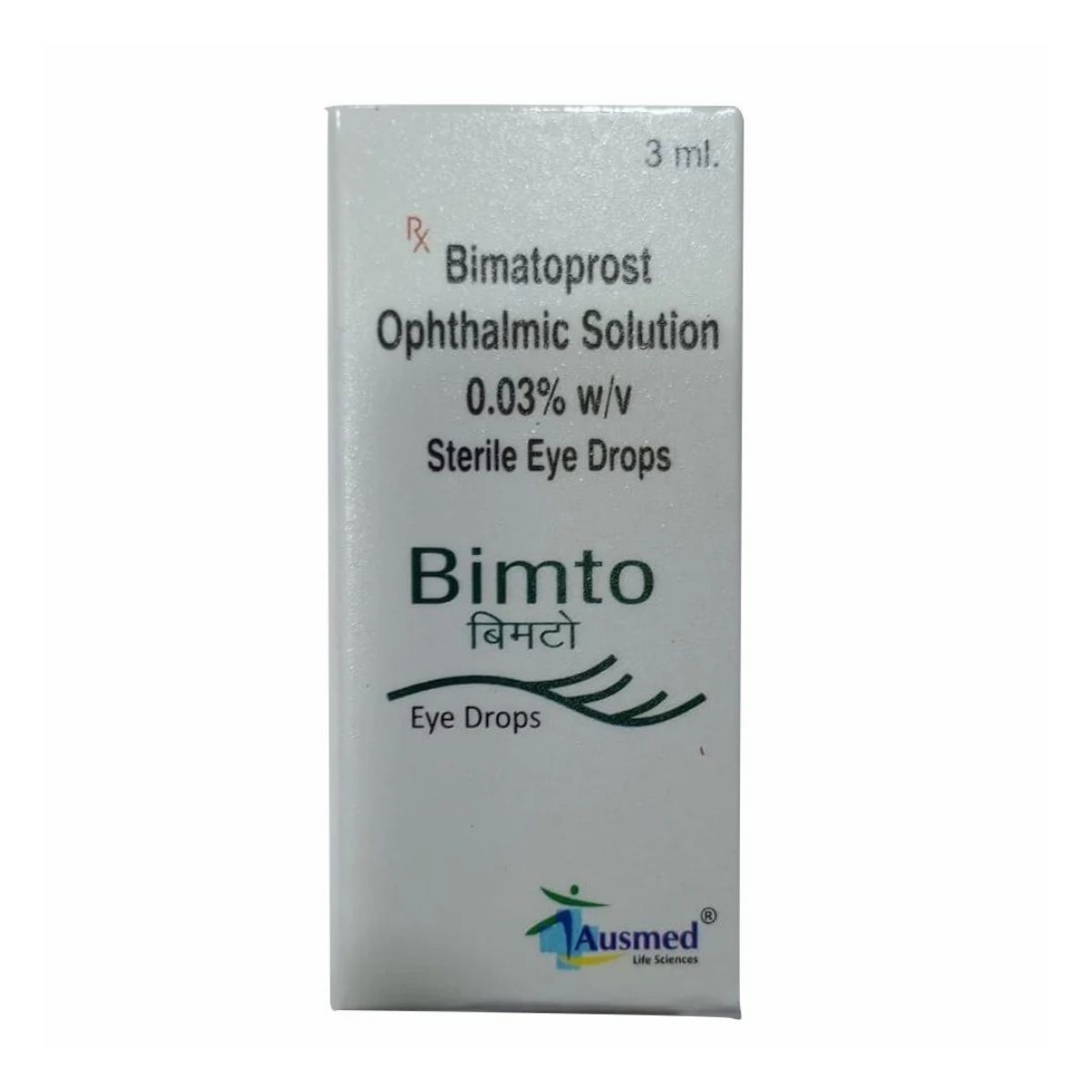 Bimto Bimatoprost Ophthalmic Solution eye drops box packaging